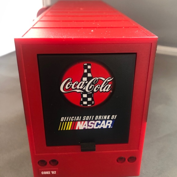 Coco Cola/NASCAR Toy Semi Truck lights up w/ Car - Picture 5 of 11